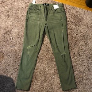 Army Green Express Jeans